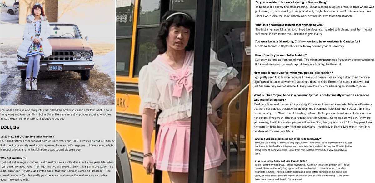 l3v1at4an's tweet image. A man went viral recently for being dressed as a schoolgirl aboard a Vaughan catholic school board bus, calling it the "The Lolita Line."
After @TheMenzoid of @RebelNewsOnline made a request asking for more information, we decided to take a crack at it to see what we can come up…