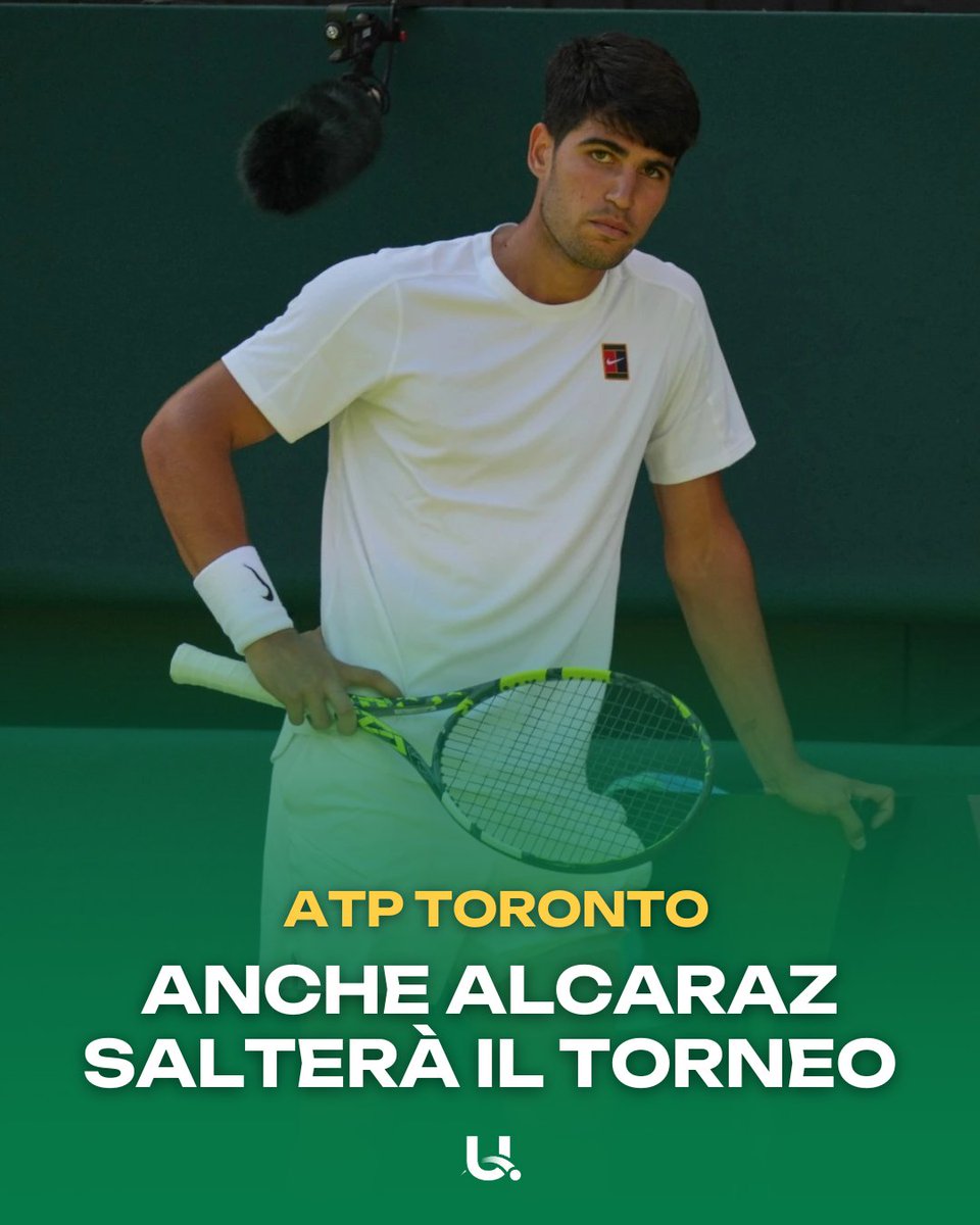 Ubitennis's tweet image. ALCARAZ OUT DA TORONTO 🔴
Lo spagnolo ufficializza il ritiro dal 1000 canadese:
🎙️ "Dopo molte settimane consecutive di competizione senza sosta, quest’anno non potrò giocare a Toronto. Ho piccoli problemi muscolari e ho bisogno di recuperare sia fisicamente che mentalmente in…
