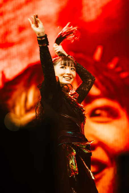 On stage media image