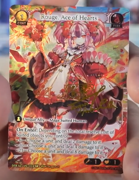 merlinsmrktplc's tweet image. The first DTR CSR has been pulled via Inkairi Cast's livestream!