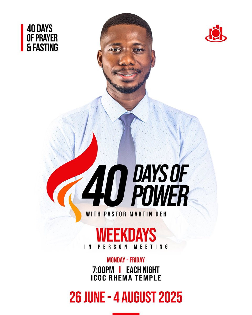 newbreedRT's tweet photo. Day 27
He’s still speaking. We’re still praying. Join us tonight at 7PM.

#40DaysOfPower #GW2025 #ICGCRhemaTemple #NewBreedRhemaTemple https://t.co/Tvdb0otgDn