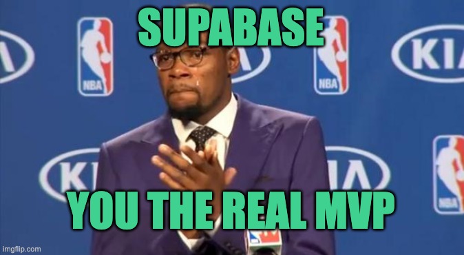 Lovable, Bolt, etc., but <a href="/supabase/">Supabase</a> here is the real MVP and should see their customer base growing 📈