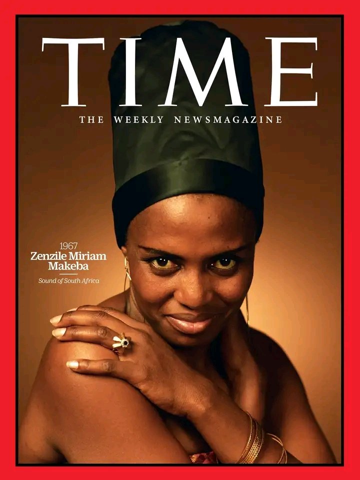 LambianLibrary's tweet photo. Miriam Makeba on the cover of Time Magazine, 1967.

#lambianlibrary #afrikanfashionawards #afa2026 https://t.co/YL2mzF2iYA