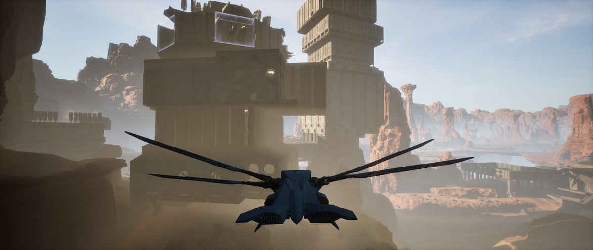 FrightKnight0's tweet photo. Behold, Twinspire Citadel, home of Multiplatform Gaming on Wormsight and my personal baby! Gunning for that LEGO Thopter and repping House Atreides! 1/2 @DuneAwakening #DuneAwakening https://t.co/gQSjvZzbJE