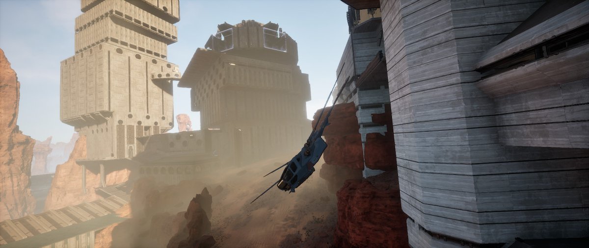 FrightKnight0's tweet photo. Behold, Twinspire Citadel, home of Multiplatform Gaming on Wormsight and my personal baby! Gunning for that LEGO Thopter and repping House Atreides! 1/2 @DuneAwakening #DuneAwakening https://t.co/gQSjvZzbJE