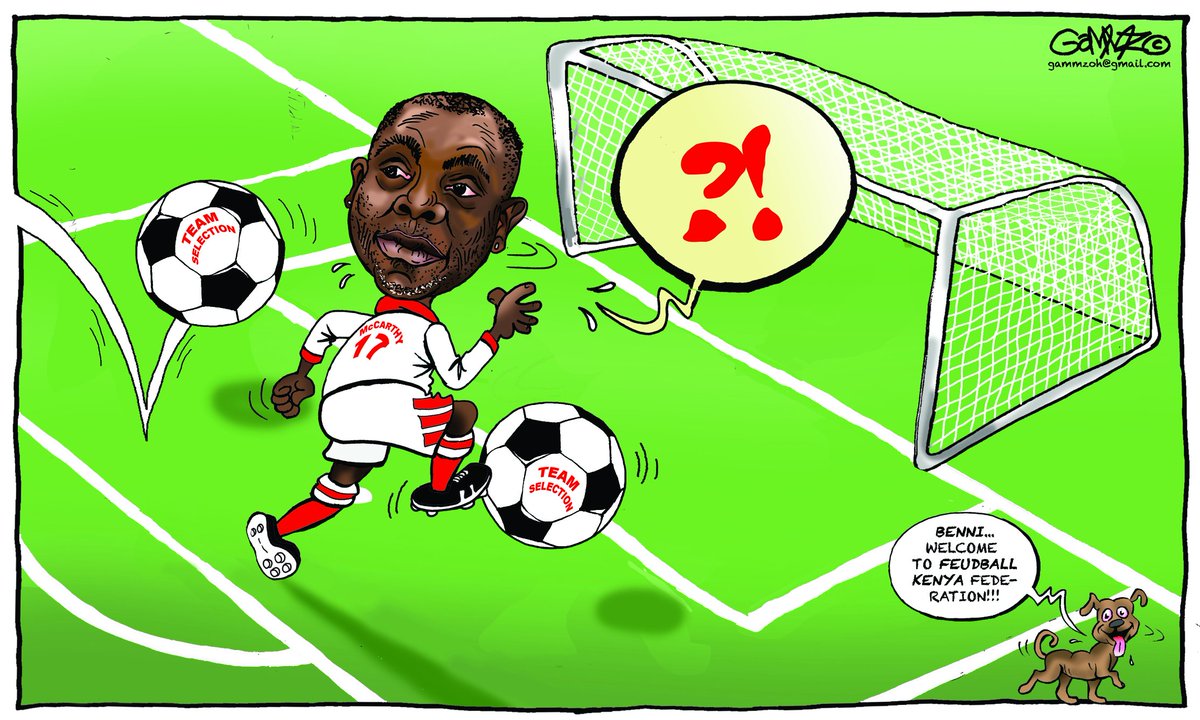 kiddoGAMMZ's tweet image. #HarambeeStars Our road to #CHAN2024 ... Cartoon for @StandardKenya @KTNNewsKE @ktnhome_
