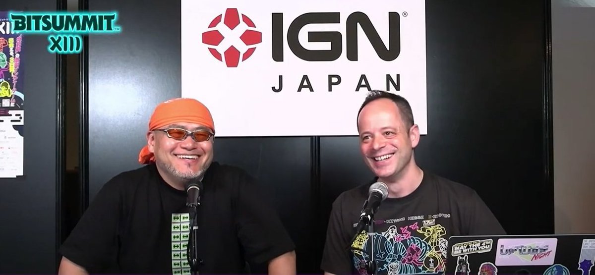 CLOVERS_jp's tweet image. IGN JapanのYouTube番組でインタビューしていただきました!
#BitSummit 会場での、神谷英樹 × ダニエルさんのトーク🎤
ぜひアーカイブでご覧ください👇
youtube.com/live/Z_MJAi1s9…
#BitSummit2025 #IGNJapan #クローバーズ