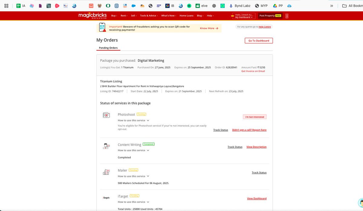 dkr_rajpurohit's tweet image. @MagicbricksHelp @MagicbricsCEO @sudhirpai @magicbricks  property is listed at the WRONG location despite sharing correct info. My ₹5250 package wasted &amp;amp; it’s been a month-no response, no refund. Unacceptable service! Please resolve and don't cheat. #Customerplea #RefundNeeded