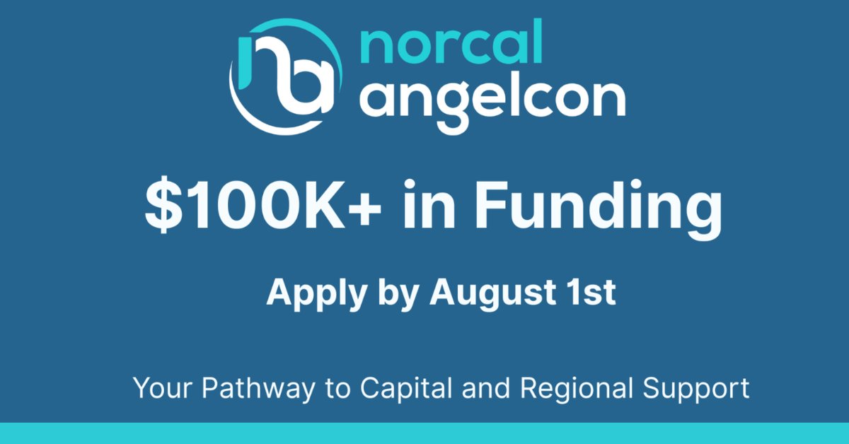 Startups in the Greater Sacramento region—NorCal AngelCon is back
Apply by Aug 1 to pitch for over $100K in funding
Backed by Carlsen Center and Growth Factory, the program supports high-growth startups with MVPs or early revenue
Details and apply: startupsac.com/apply-now-for-…