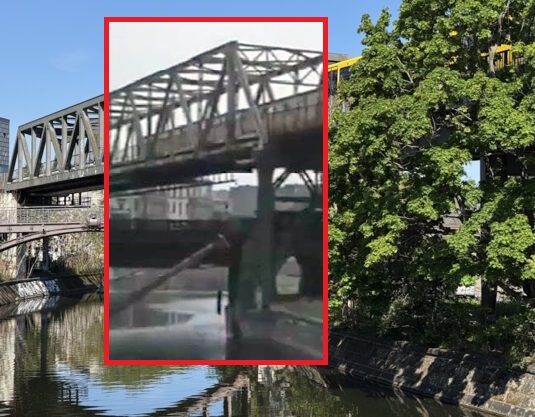 'A Prize of Gold' is discovered in the canal beneath the elevated railway over the Landwehrkanal in the Kreuzberg district of West Berlin. reelstreets.com/films/prize-of…