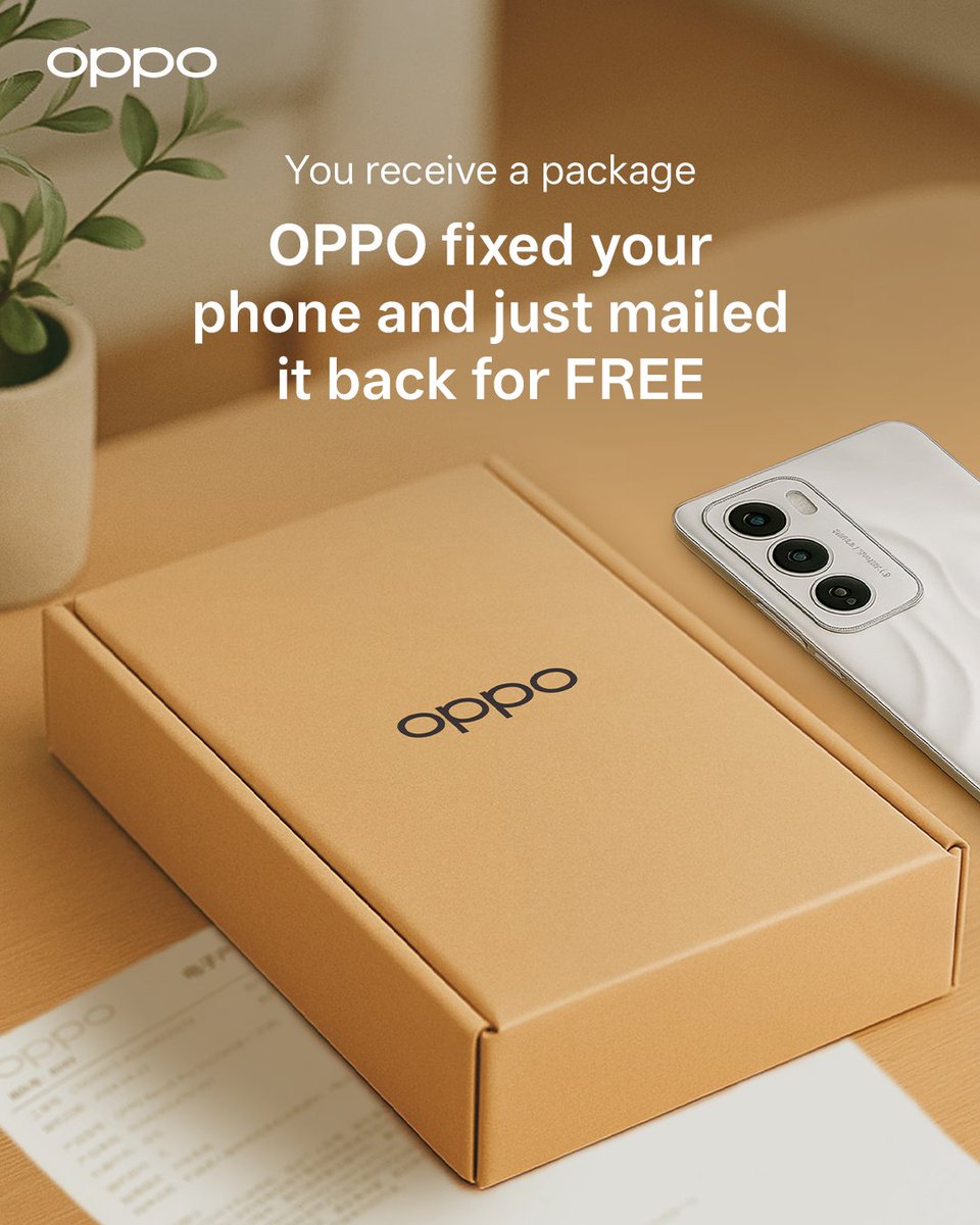 If you can relate to these happy moments, then you are a true introvert. 
We get it. Sometimes, the simple act of getting out of the the house feels incredibly draining 😰

Good news… because the OPPO send-in-repair is here to save your day! Simply:
✅ Send it in.
✅ Get it back