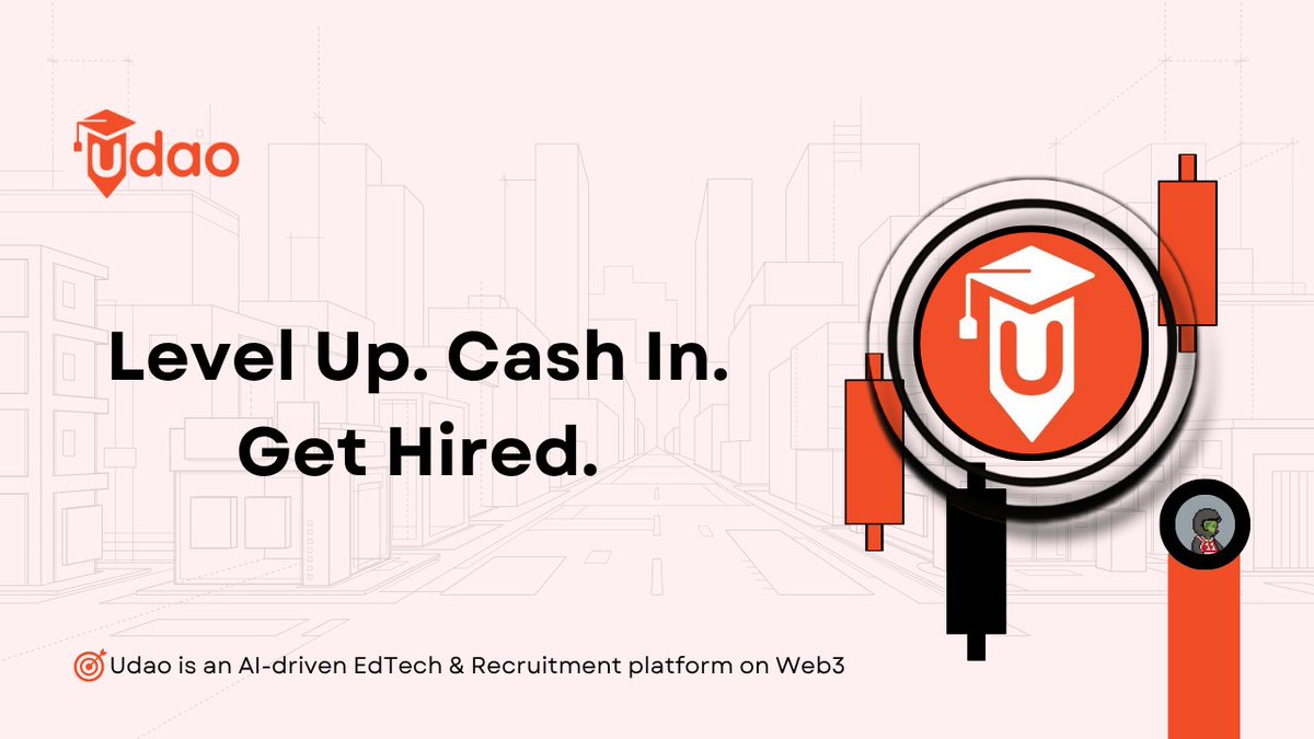 VontainD's tweet image. A few months ago, I was deep into an online course—burning time, energy, and data—hoping it would somehow improve my career odds.
But here's the problem:
I was spending hours learning…
…with zero guarantee it would lead to anything.
Then I discovered @udao_official and…