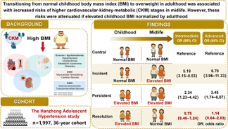 LiverpoolCCS's tweet image. Transition of BMI Status From Childhood to Adulthood and Cardiovascular-Kidney-Metabolic Syndrome in Midlife: A 36-Year Cohort Study diabetesjournals.org/care/article-a…