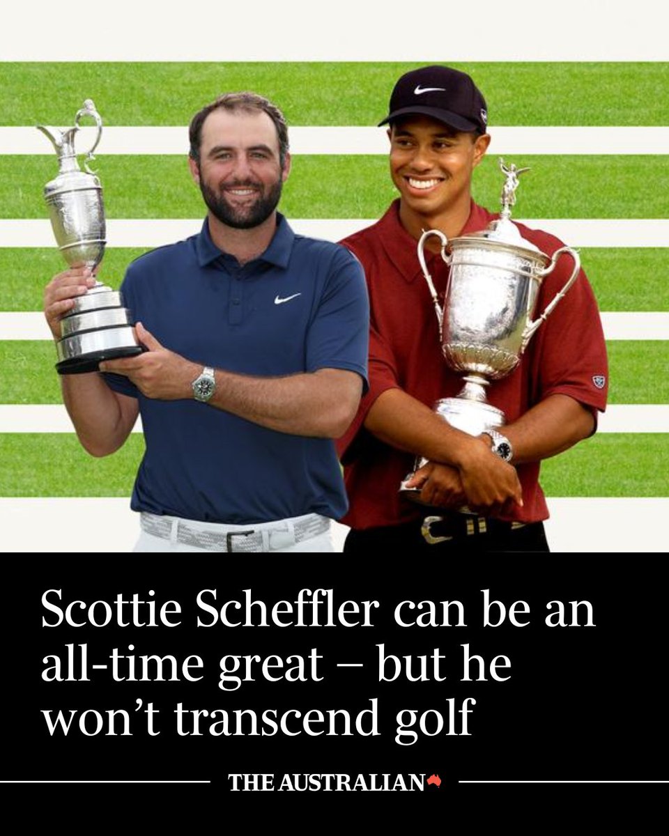 australian's tweet image. World No1 may avoid the kind of slump that stalled Jordan Spieth and Rory McIlroy, but while he is as dominant as Tiger Woods, he is a different type of superstar. Here's more: bit.ly/3IDFTXw