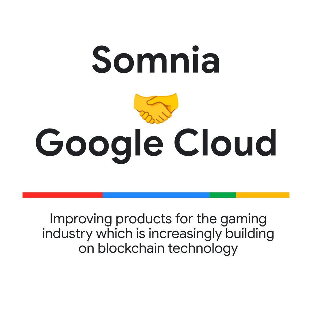 googlecloud's tweet image. Google Cloud x @Somnia_Network: Redefining what’s possible for game developers with AI!
Read more about integrating our "infrastructure, AI agent development platform and frameworks & security features with Somnia's entertainment-driven blockchain" → goo.gle/4nNTICC