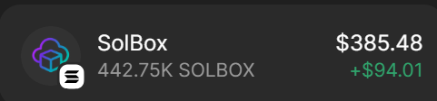 Just bought a bit of $solbox

Bullish much?

<a href="/SolBoxCloud/">SolBox</a>