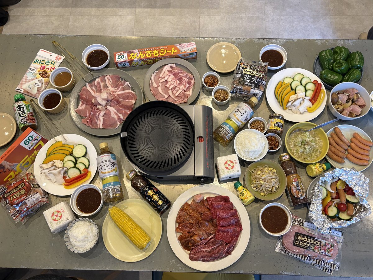 schauessen_nh's tweet image. 夢のコラボ🥹✨

 #公式おうち焼肉部