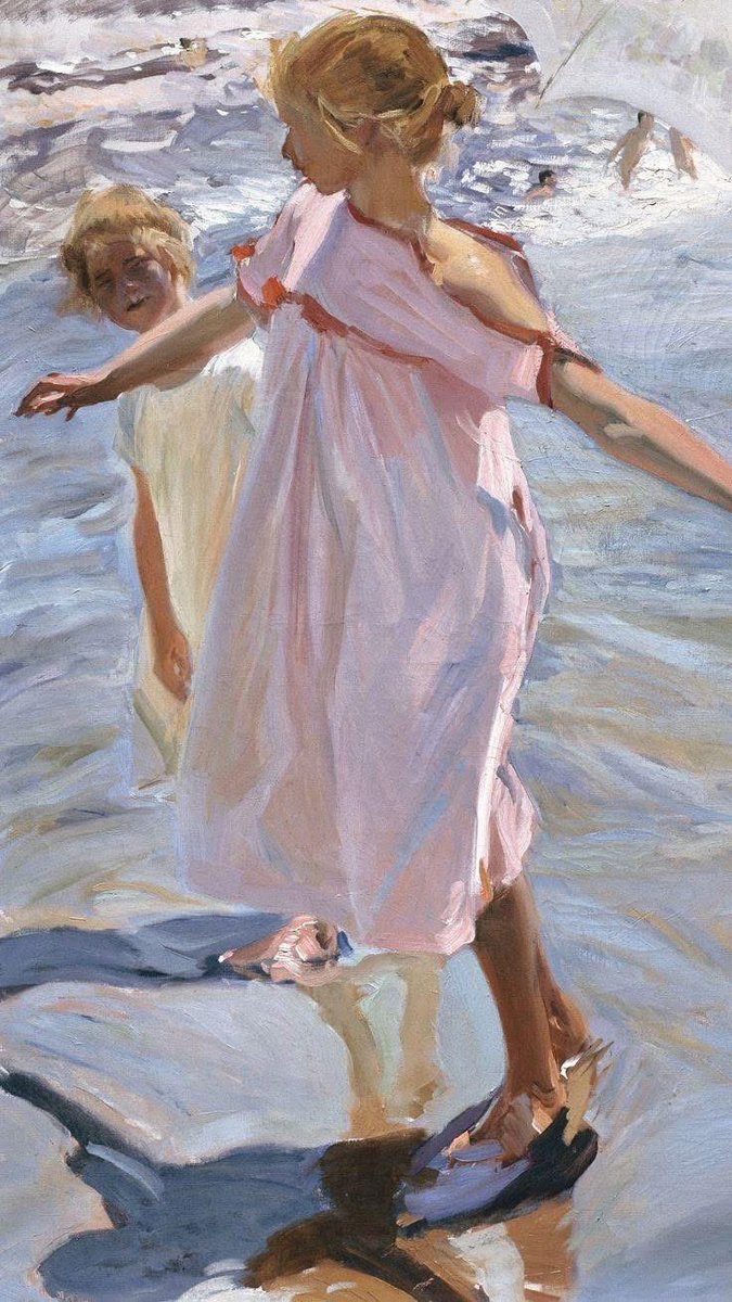 DazInma's tweet image. Si no es el mar, sí es su voz
delgada,
a través del ancho mundo,
en altavoz, por los aires.
Si no es el mar,sí es su nombre
en un idioma sin labios,
sin pueblo,
sin más palabra que ésta:
mar.
PEDRO SALINAS
🎨 Sorolla