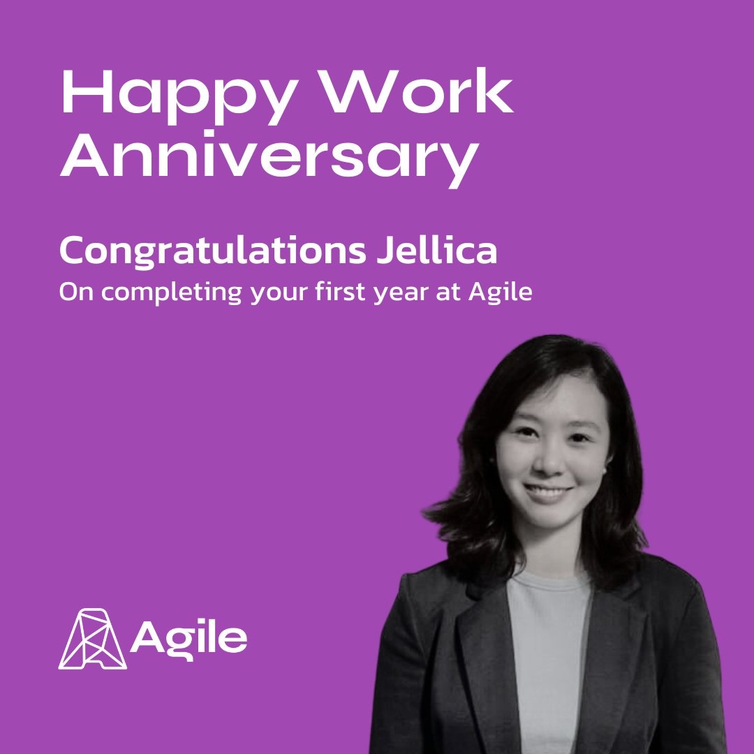agile_uw's tweet image. 🎉 Jellica’s one-year anniversary with us at Agile
From day one, she’s brought clarity, care, and consistency to everything she touches — whether it’s keeping our numbers in line, streamlining reporting, or simply making the team’s day a little brighter.
#TeamAgile