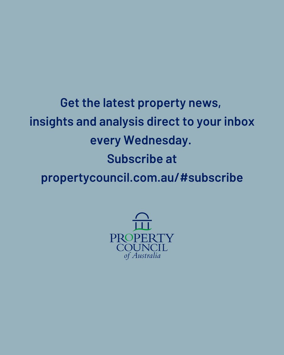 Property Council of Australia tweet media
