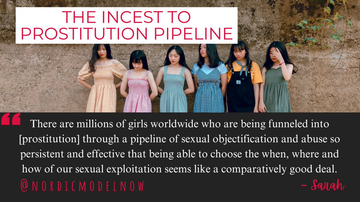 “There are millions of girls worldwide who are being funneled into [prostitution] through a pipeline of sexual objectification and abuse so persistent and effective that being able to choose the when, where and how of our sexual exploitation seems like a comparatively good deal.”