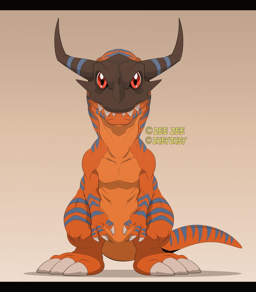 ZheyZheyArts's tweet image. Greymon