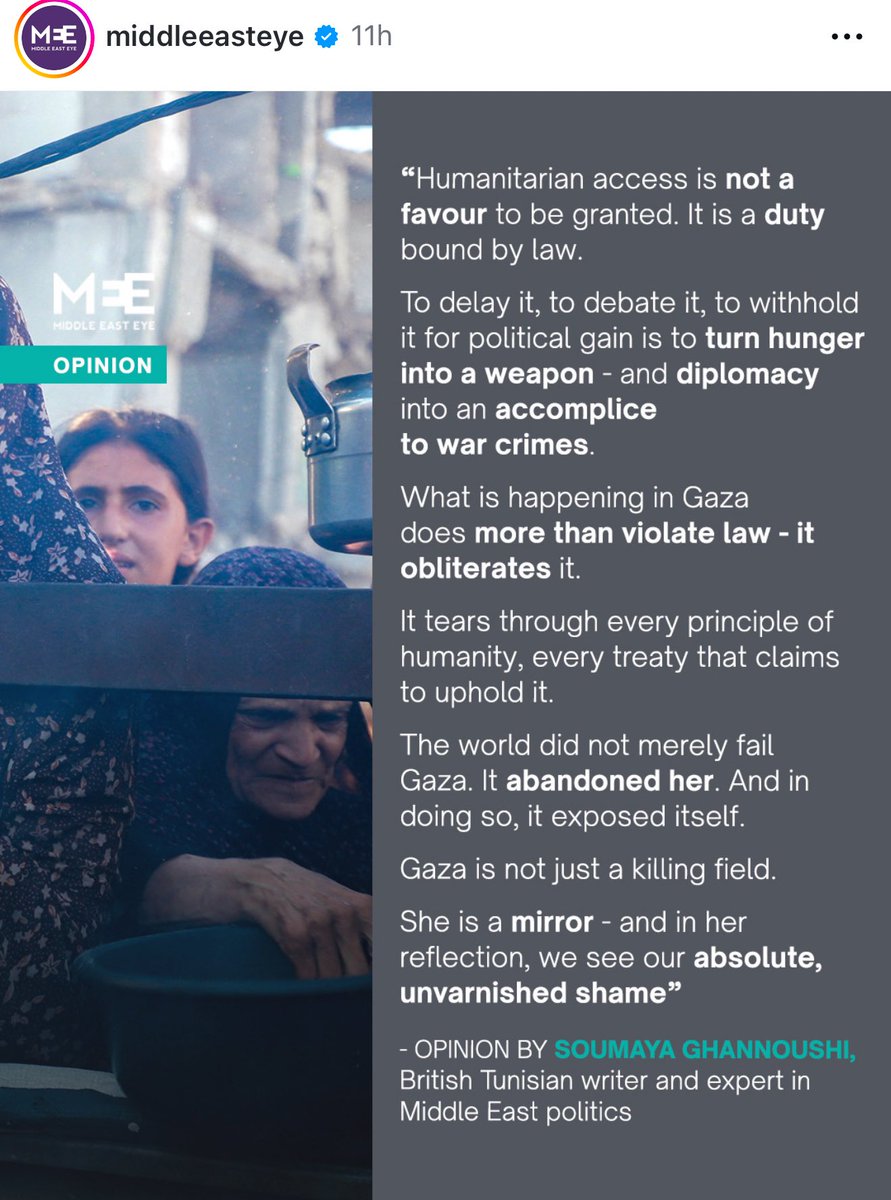 Shruti Sharma (@shruticosm) on Twitter photo “#Gaza is a mirror reflecting the world’s absolute, unvarnished shame.” - <a href="/MiddleEastEye/">Middle East Eye</a> “#Gaza is a mirror reflecting the world’s absolute, unvarnished shame.” - <a href="/MiddleEastEye/">Middle East Eye</a>
