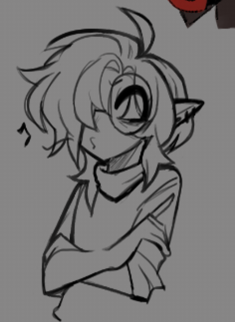 BloodBatVal's tweet image. I swear I'm trying so hard to make art to actually start posting over here so the "DM for work" on my bio actually means something LMAOO 

I'm not making any promises tho because that would just jinx everything and I'd go right back to my depressive state (scribble of me below)