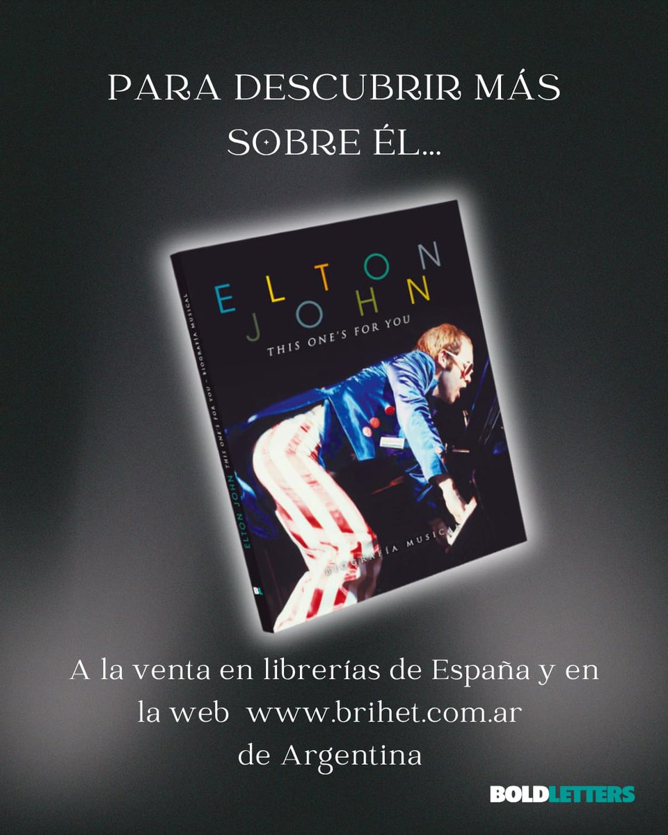 :

🎵 ¿Cuál de estas es FALSA sobre Elton John?
A) Pianista en funerales
B) Colecciona gafas
C) Compone canciones haciendo pizza
Responde y prueba cuánto sabes.
Nueva biografía “Elton John: This One’s for You”, ya disponible en Argentina. 🎶