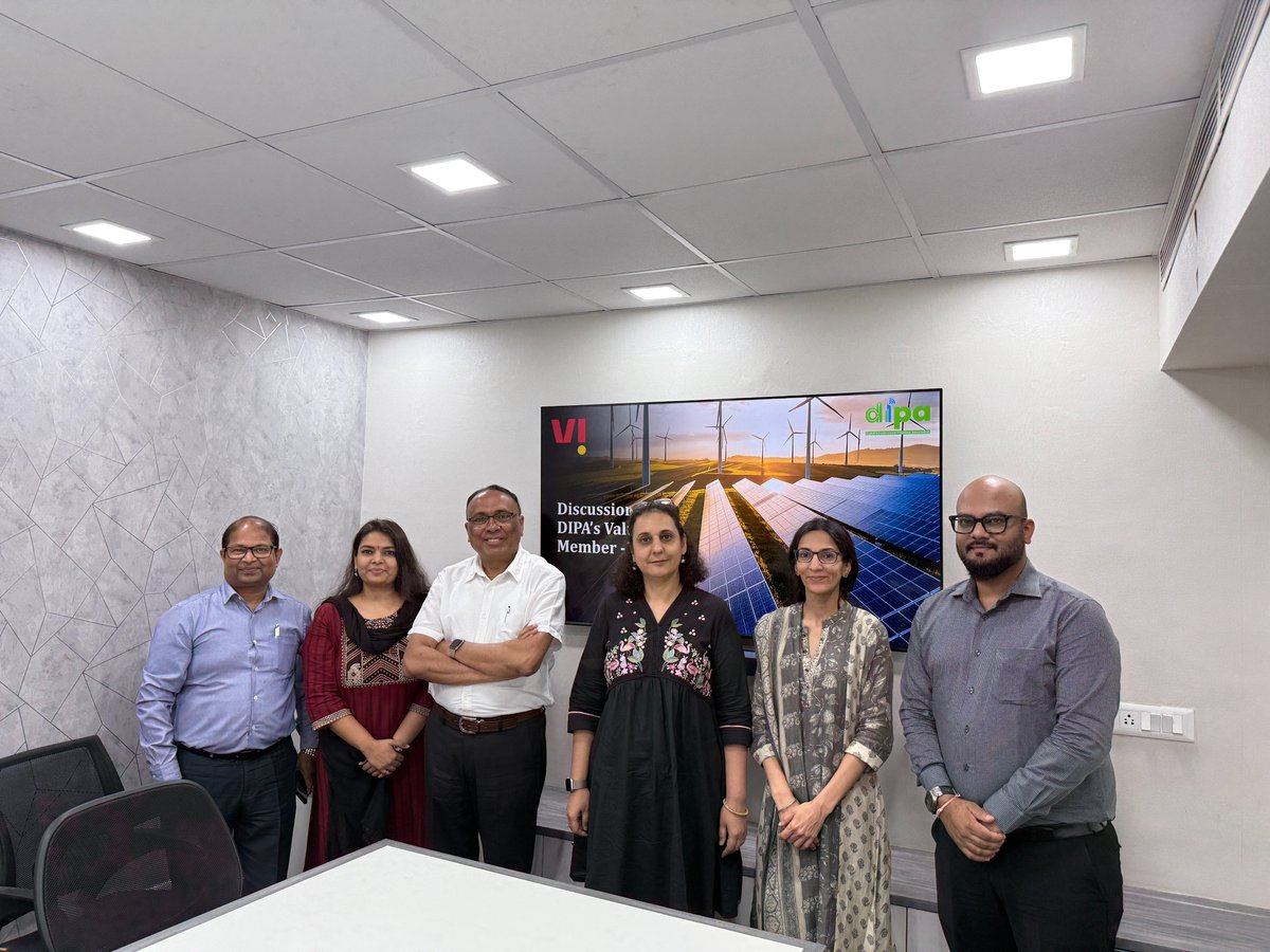 Digital Infrastructure Providers Association (@connectdipa) on Twitter photo DIPA met with <a href="/VodafoneIN_News/">Vodafone India News</a> today for a focused discussion on building India’s future-ready, green telecom infrastructure.
Focus areas:
✅ Single-tower, multi-utility infra
✅ Net Zero by 2070 — 50% non-fossil capacity achieved
✅ Viksit Bharat as the shared mission DIPA met with <a href="/VodafoneIN_News/">Vodafone India News</a> today for a focused discussion on building India’s future-ready, green telecom infrastructure.
Focus areas:
✅ Single-tower, multi-utility infra
✅ Net Zero by 2070 — 50% non-fossil capacity achieved
✅ Viksit Bharat as the shared mission