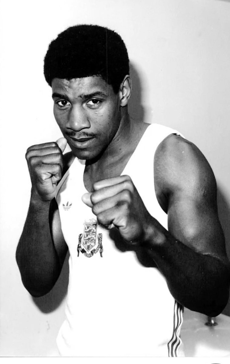 LDNBOXHISTORY's tweet image. Clive Edwards of Manco ABC pictured before his 81KG ABA final defeat to Tony Wilson at Wembley in May 1984. The Jamaican born fighter would turn pro as Bobbie Joe Edwards in 1990, challenging twice for the Central Area crown.
