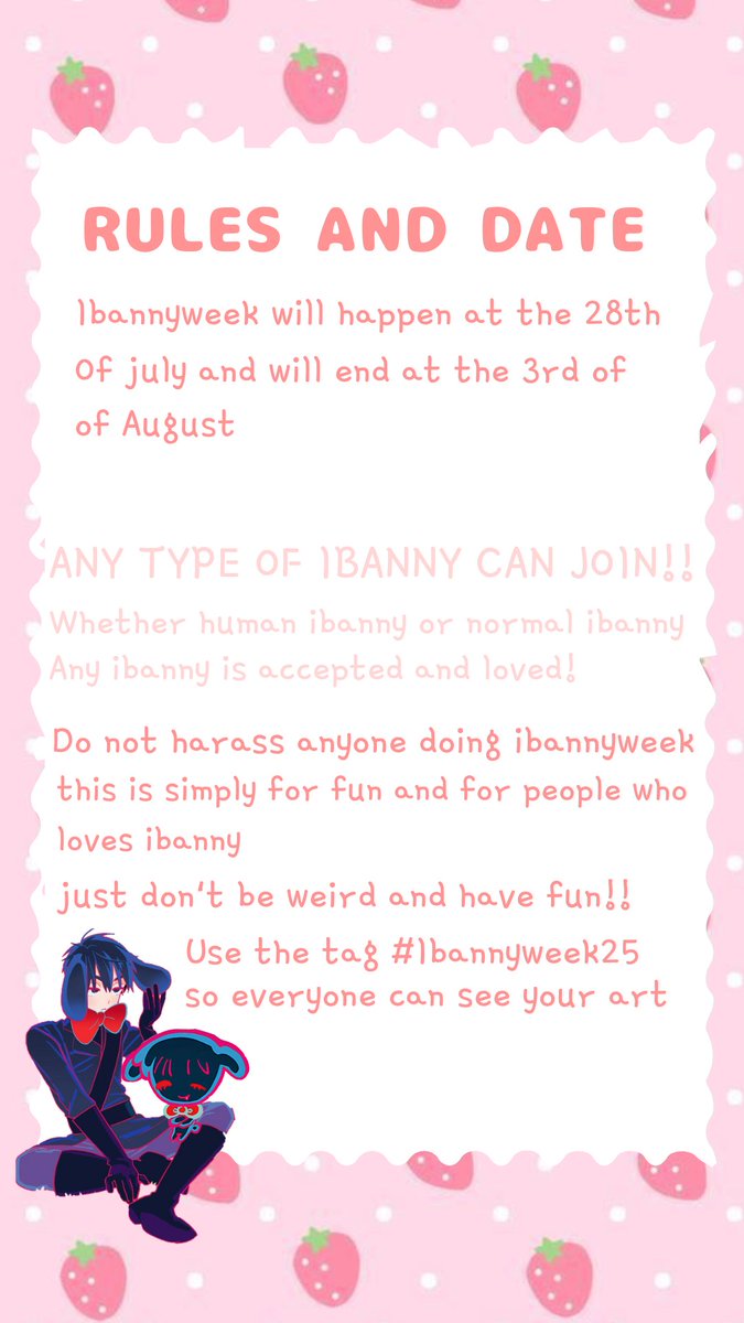 DEWEYSWIFEBAND's tweet image. #IBANNYWEEK25 IS HERE!! Info and rules in the images!! Have fun everyone!!
#alnsttwt #alienstage #ALNST