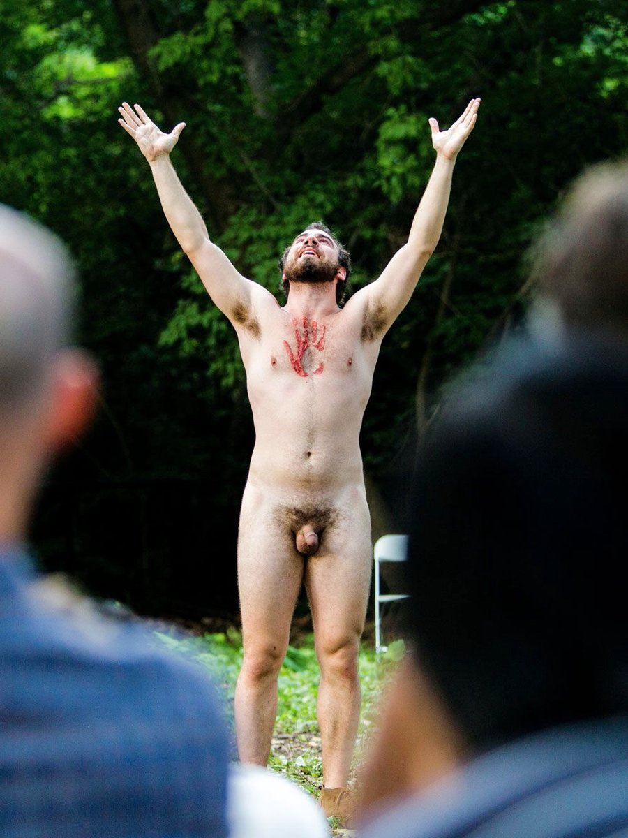 enjoy_cute_guys's tweet photo. Another photo from the nude production of Hamlet. https://t.co/Zk50h9rrEz