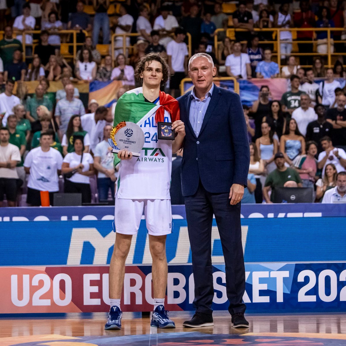 OlimpiaMI1936's tweet image. One more MVP, Francesco Ferrari 🥇🥇
#insieme #italbasket