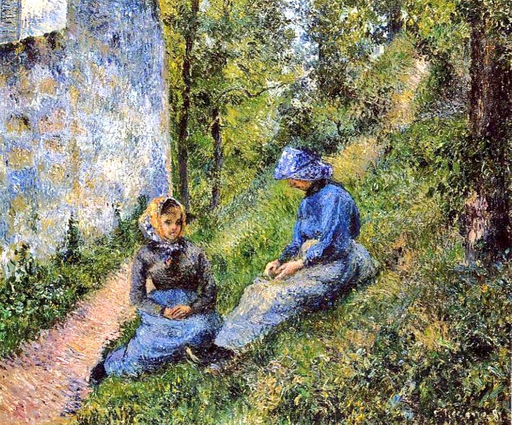 arealmofwonder's tweet image. "A friend is one to whom one may pour out the contents of one's heart, chaff and grain together, knowing that gentle hands will take and sift it, keep what is worth keeping, and with a breath of kindness, blow the rest away."
~ Dinah Maria Craik
🎨 Camille Pissarro (1881)