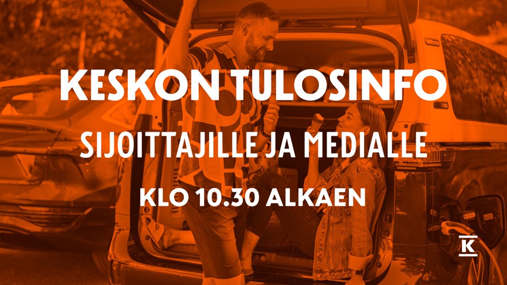 Lisätietoa Keskon aamulla julkaistusta Q2-tuloksesta tarjolla suomenkielisessä tulosinfossa: 
suorana klo 10.30 alkaen tai jälkikäteen tallenteena osoitteessa kesko.events.inderes.com/2025-q2-tuloks…
 
Tilaisuuden aikana johdolle voi esittää kysymyksiä chatin kautta. 
 
#sijoittaminen #tuloskausi