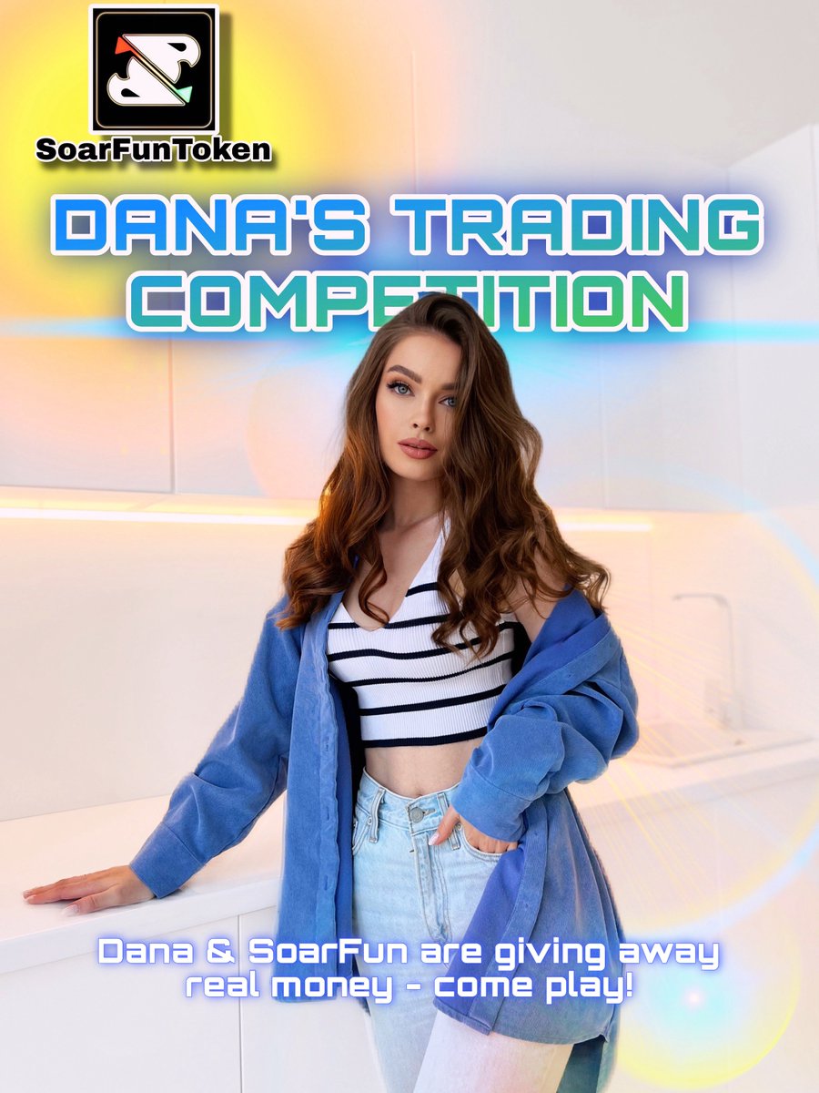 DanaShostak's tweet image. 🚨 Dana’s Trading Competition is LIVE! 🚨
Think you’ve got what it takes to top the charts? Let’s find out👇
✅ How to Join
– Start here: t.me/SoarFunTrading…
– Deposit 100+ USDT
– Reach 2000+ USDT in total trading volume
– Retweet this post & comment your SoarFun ID
🏆…
