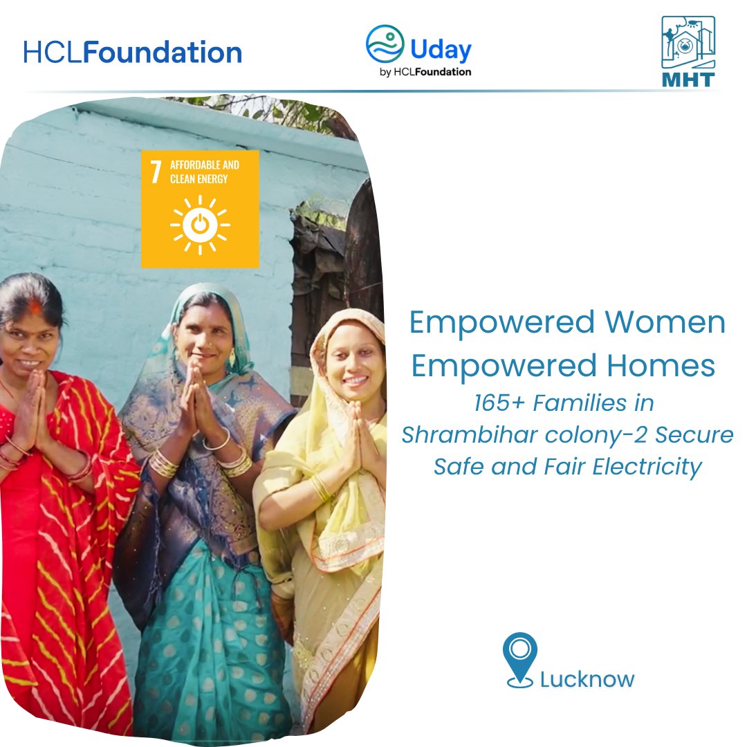 Empowered Women, Empowered Homes!
165+ Families in Shrambihar-2, #Lucknow Now Have Safe and Fair Electricity.

In Shrambihar Colony 2, Lucknow, 165+ households were burdened with high electricity bills and at risk of electric shocks due to faulty meters. But the women leaders