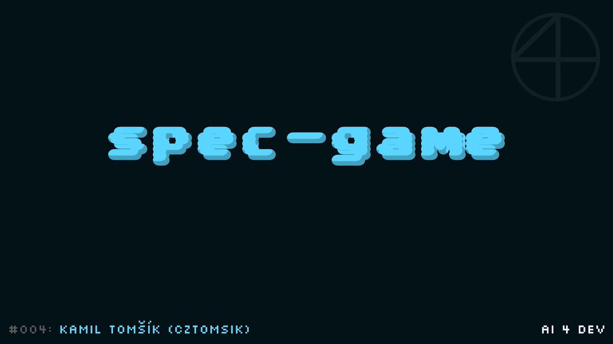hlavacm's tweet image. I když #AI používám čím dál tím víc, tak mám stále na mysli její limity a abych se udržoval v obraze, tak rád sleduju záznamy z #AI4DEV za což patří velký dík @janhonzacerny 🤩
PS: nejen pro utřídění myšlenek mě zatím nejvíc zaujal @cztomsik se Spec-game: youtu.be/hBzfxq0AwQc?si…