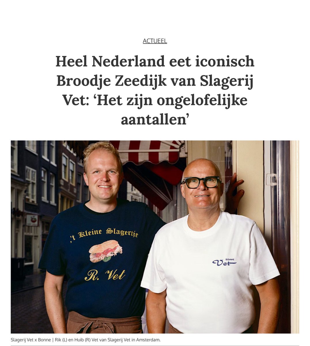 zeedijk020's tweet image. De trots van de Zeedijk!   deondernemer.nl/actueel/slager…
