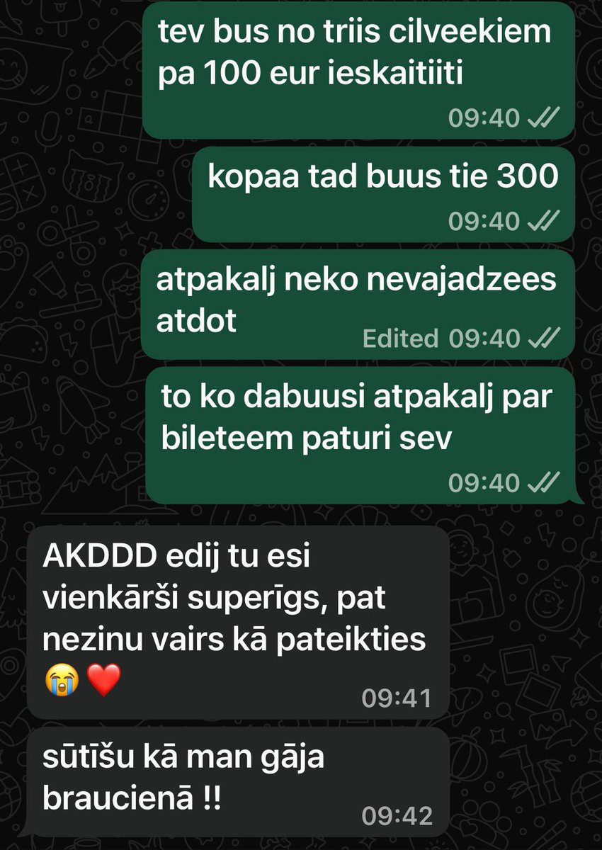 Kādam šis ir ļoti priecīgs rīts. Liels paldies par atbalstu!
💪🏼✌🏼