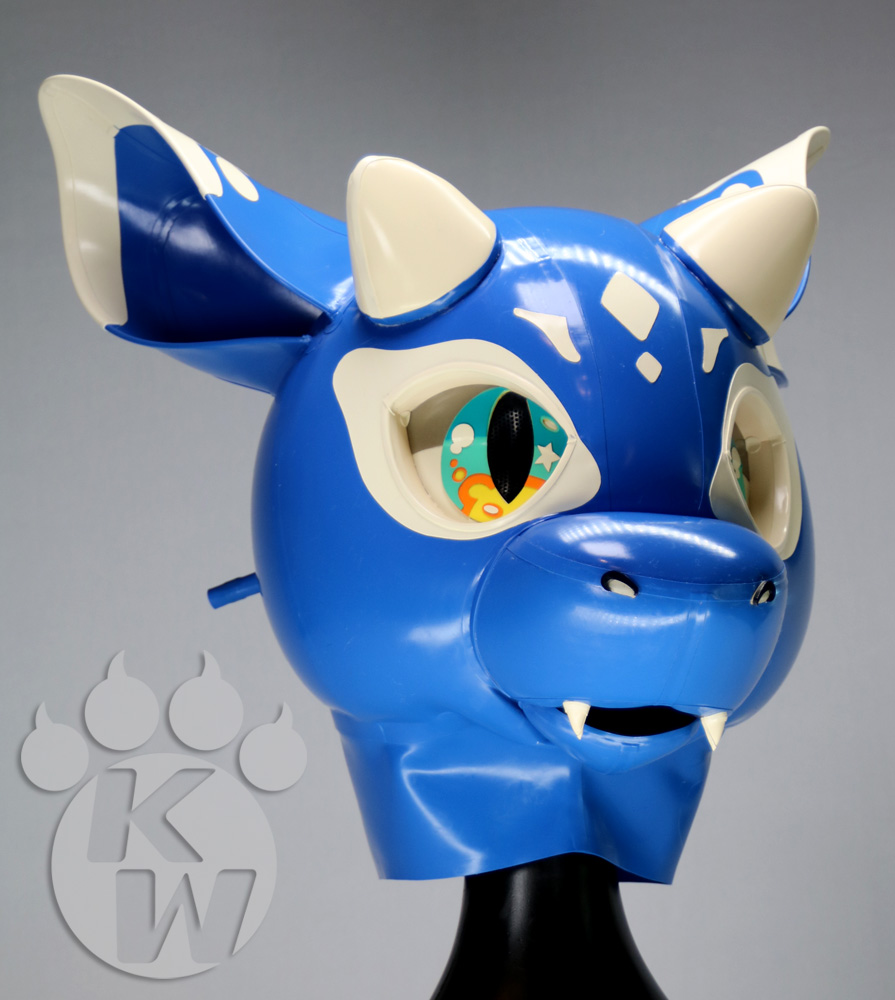 New Dragon hood4 (PALE BLUE)-Inflatable latex hood

4D SUPATEX PALE BLUE
4D SUPATEX WHITE