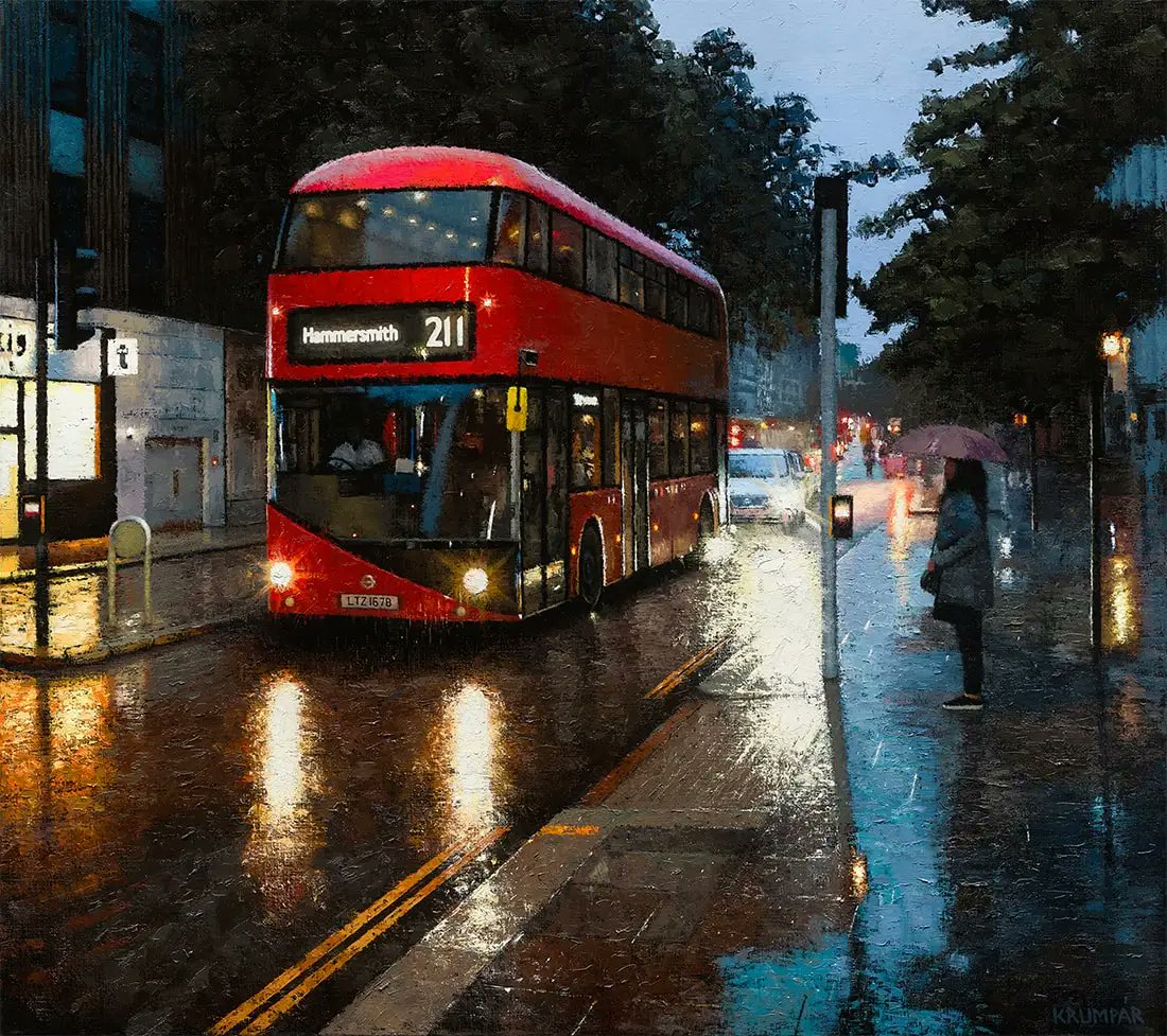 PaintingsLondon's tweet image. 'London', Chelsea (2024) by Marek Krumpár
marekkrumpar.com