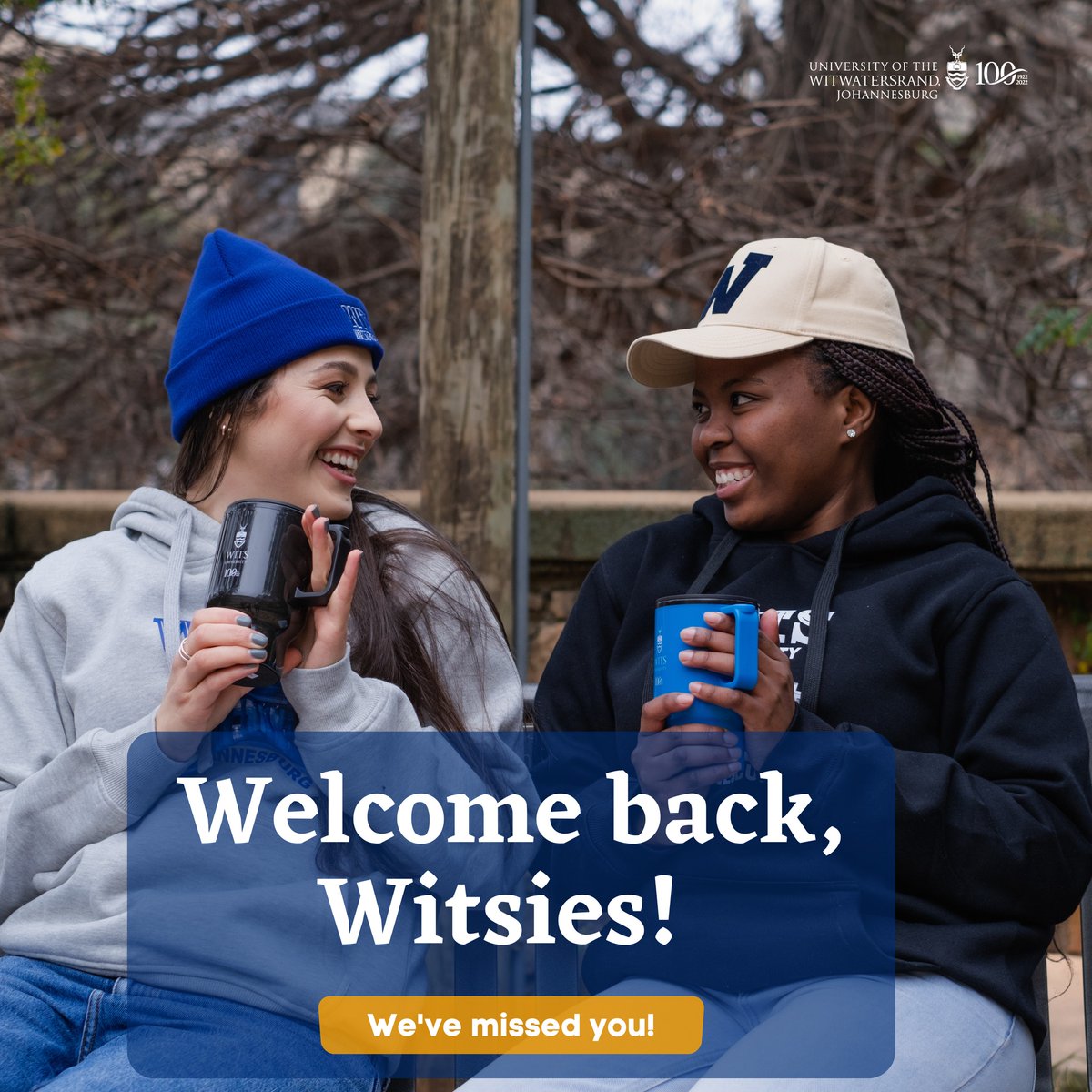 WitsUniversity's tweet image. WELCOME BACK WITSIES | After the much-needed rest, it is great to have you back on campus with us.
We hope you enjoyed your break and are ready to reach for the stars.
#WitsForGood 🏛️ 💙