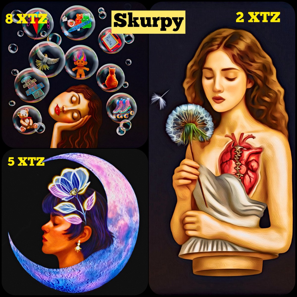 parisartgalery's tweet image. GM ❤️
my pieces aren’t collecting (tanx to 1s who supported my Open edition) 4 a long time! It’s so weird beyond all these “we love collecting on #tezos” but as a full time artist, I keep creating & sharing! Sure 1 day a true soul fall in ❤️ with them!
Happy #TEZOSTUESDAY
🔗⬇️