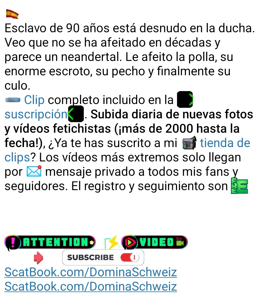 DominaSchweiz's tweet photo. 🇬🇧
Description in the pic. Video in full lenght included in subscription, link in my bio

🇩🇪
Beschreibung im Foto. Video in voller Länge im Abo inklusive, Link in Bio

🇪🇸
Descripción en la foto. Vídeo completo incluido en la suscripción, enlace en mi bio

*F*O*R*C*E*D ☆ SHAWING https://t.co/tg0hlwpHUX