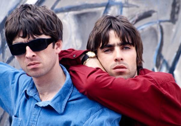 RecCollMag's tweet image. The free Brothers: Liam And Noel Through The Lens Of Kevin Cummins free exhibition of 20-plus #Oasis photos is around the environs of Wembley Park, London, 25 July-30 Sept., to coincide with their gigs there.