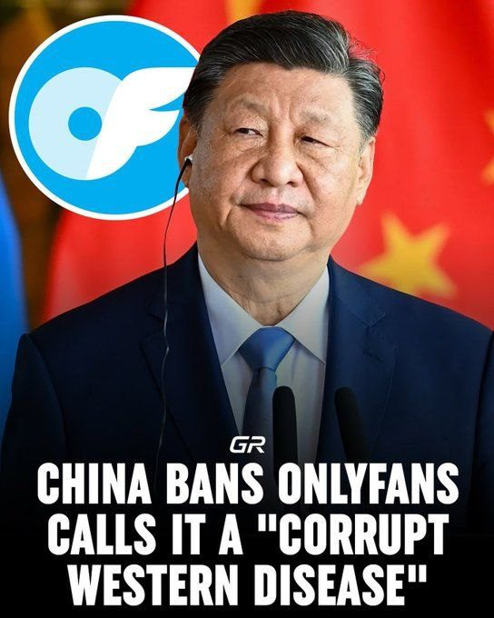 BRICSinfoar's tweet image. 🇨🇳🚨رسمياً .. الصين تحظر موقع OnlyFans، وتصفه بـ"الانحلال الأخلاقي الغربي".