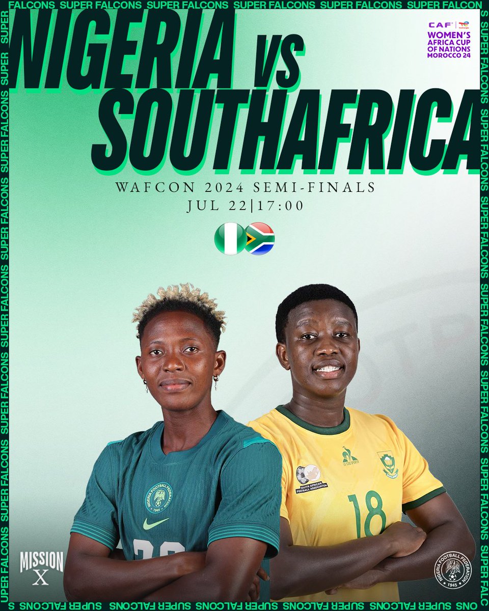 Sportsville9ja (@sportsville9ja) on Twitter photo PREDICT & WIN!!
WAFCON2024: Predict the correct score between
🇳🇬 vs 🇿🇦
Winners will receive 5k each
Entry closes by 5:00 pm today.
You must be following <a href="/sportsville9ja/">Sportsville9ja</a> to be eligible.
<a href="/IbkSports/">Ibukun Aluko</a> PREDICT & WIN!!
WAFCON2024: Predict the correct score between
🇳🇬 vs 🇿🇦
Winners will receive 5k each
Entry closes by 5:00 pm today.
You must be following <a href="/sportsville9ja/">Sportsville9ja</a> to be eligible.
<a href="/IbkSports/">Ibukun Aluko</a>