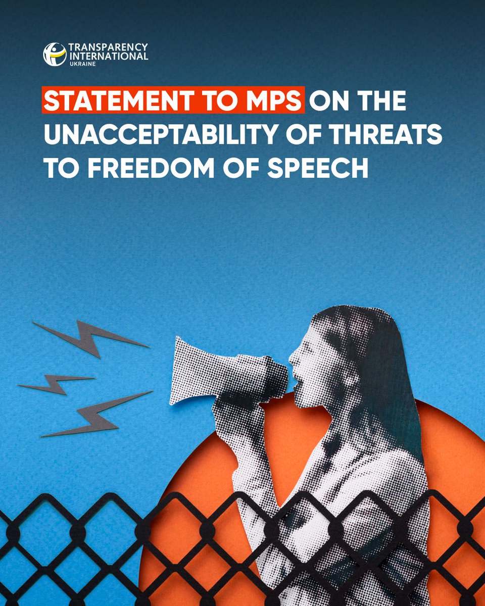 TransparencyUA's tweet image. 🚨Ukraine’s newly adopted draft law imposes censorship, penalizing public identification of lawyers with their clients, defying @ECHR_CEDH public hearing standards. It’s a serious threat to free speech & public information rights. Full statement: bit.ly/4lGQDmB